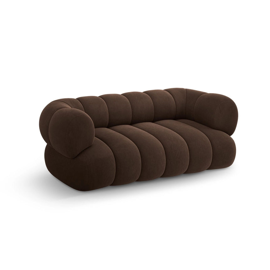 Koge 2-Sitzer Sofa aus Samt in Schokolade (Vogue 6), 180x95 cm von Cosmopolitan Design – Bild 4