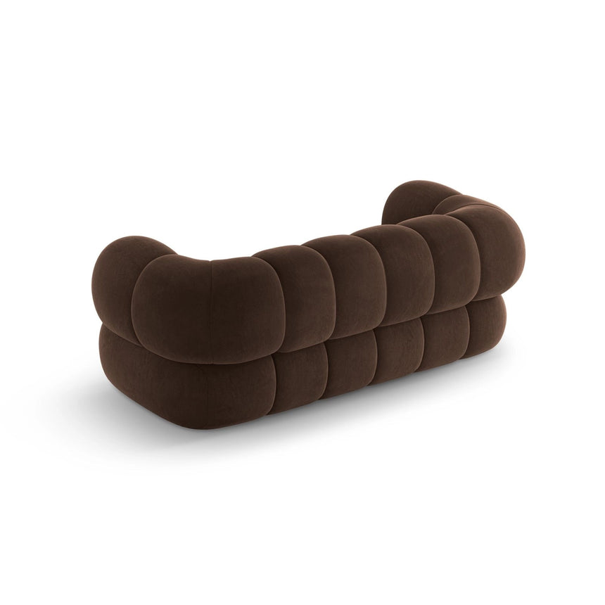 Koge 2-Sitzer Sofa aus Samt in Schokolade (Vogue 6), 180x95 cm von Cosmopolitan Design – Bild 5