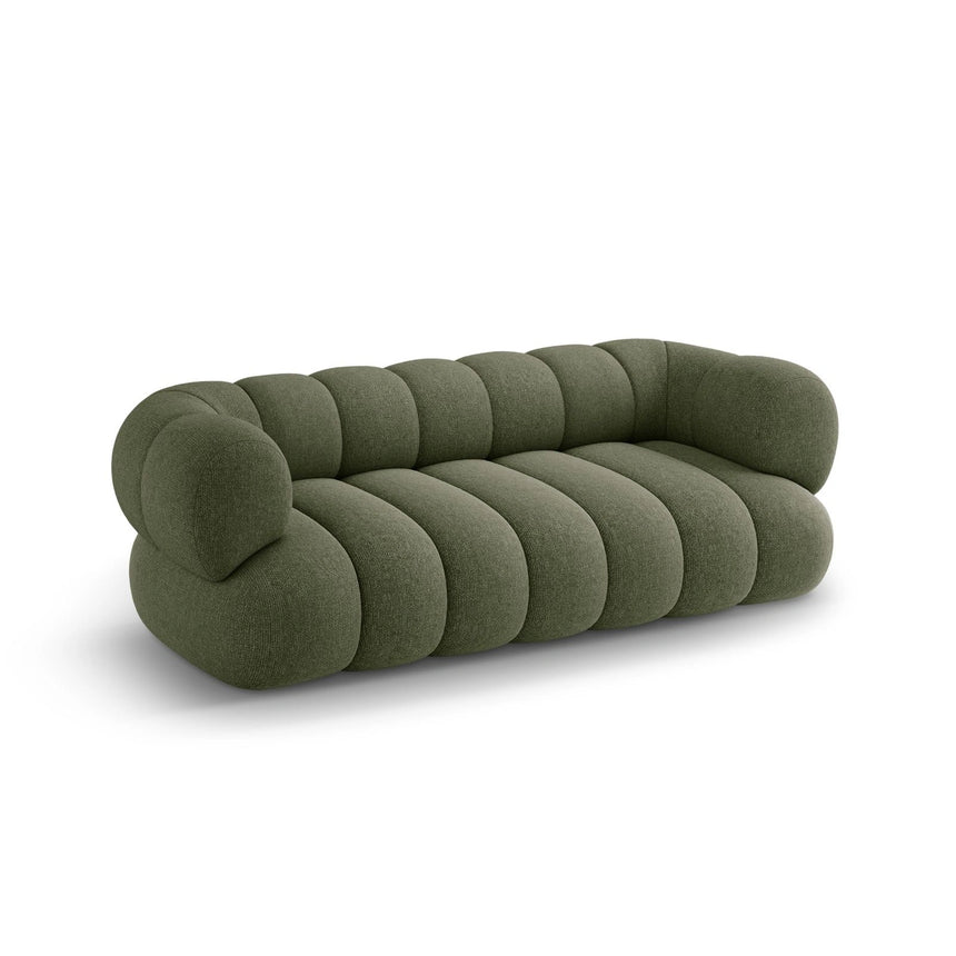 Koge 3-Sitzer Sofa aus Chenille in Grün (Eden 12 Olive), 210x95x70 cm von Cosmopolitan Design – Bild 4