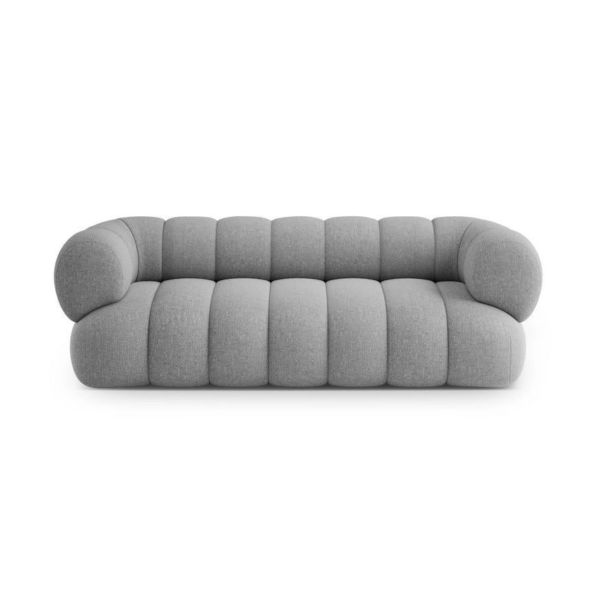 Koge 3-Sitzer Sofa aus Chenille in Hellgrau (Eden 18 Grey), 210x95x70 cm von Cosmopolitan Design – Bild 1