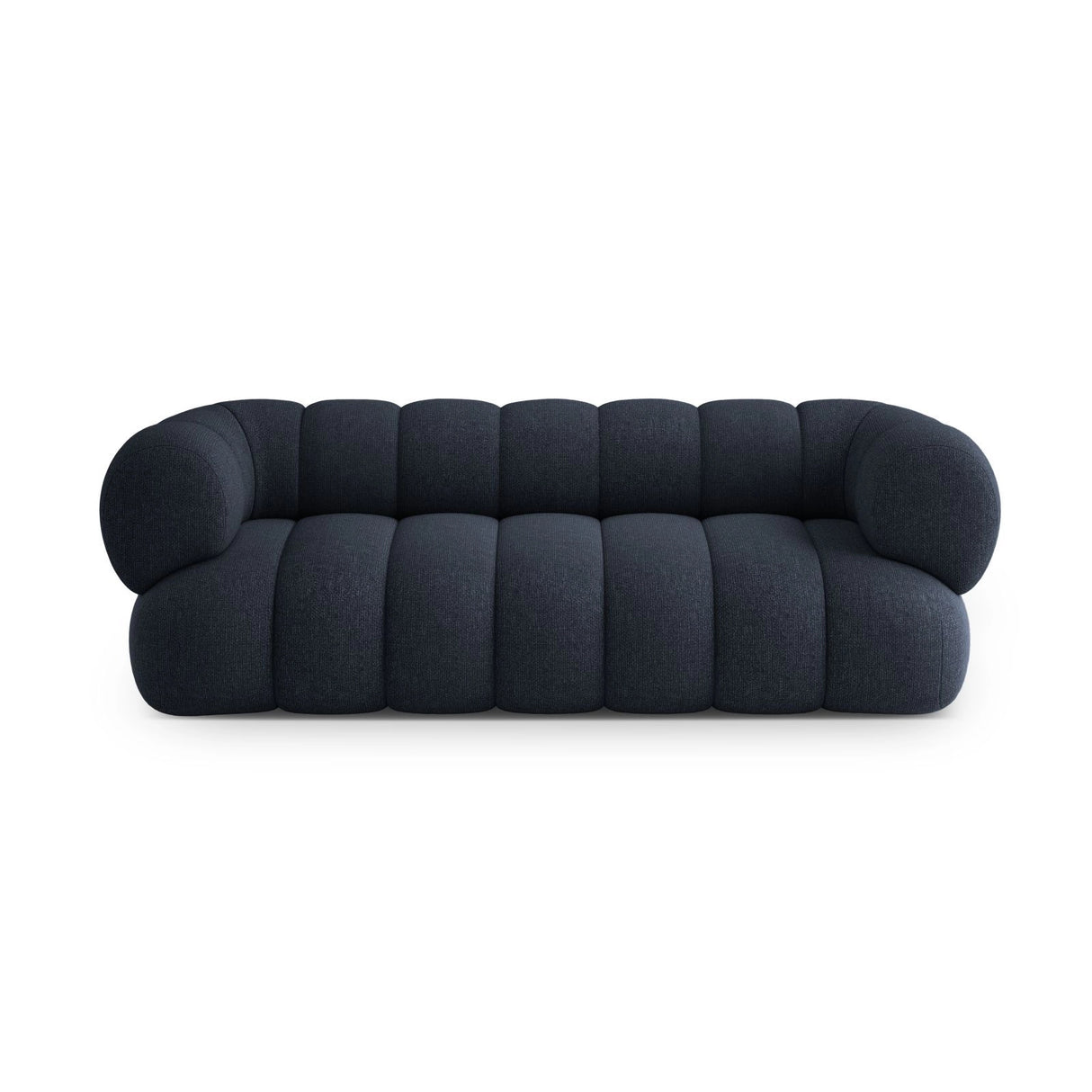 Koge 3-Sitzer Sofa aus Chenille in Marineblau (Eden 16 Deep Blue), 210x95x70 cm von Cosmopolitan Design – Bild 1