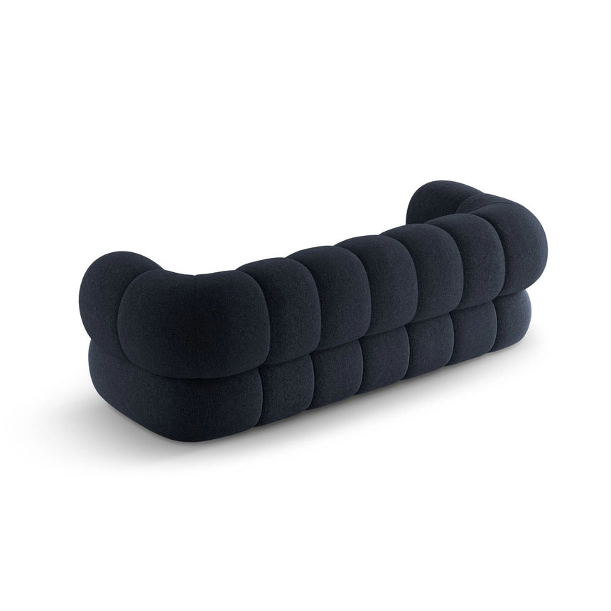 Koge 3-Sitzer Sofa aus Chenille in Marineblau (Eden 16 Deep Blue), 210x95x70 cm von Cosmopolitan Design – Bild 5