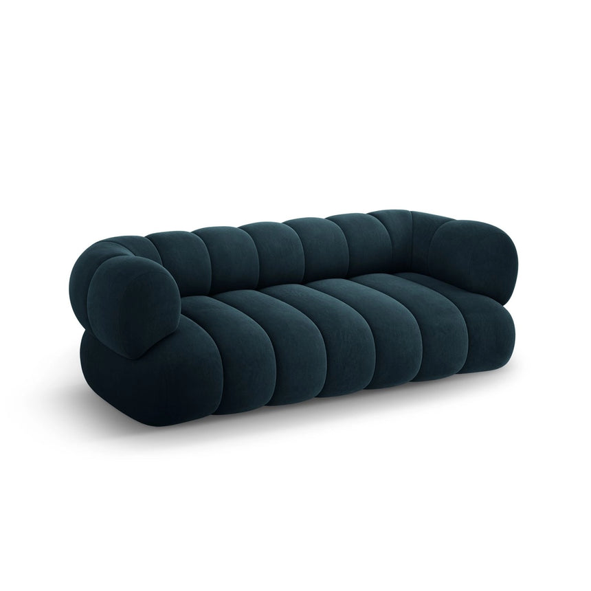 Koge 3-Sitzer Sofa aus Samt in Tiefes Petrol (Vogue 13), 210x95x70 cm von Cosmopolitan Design – Bild 4