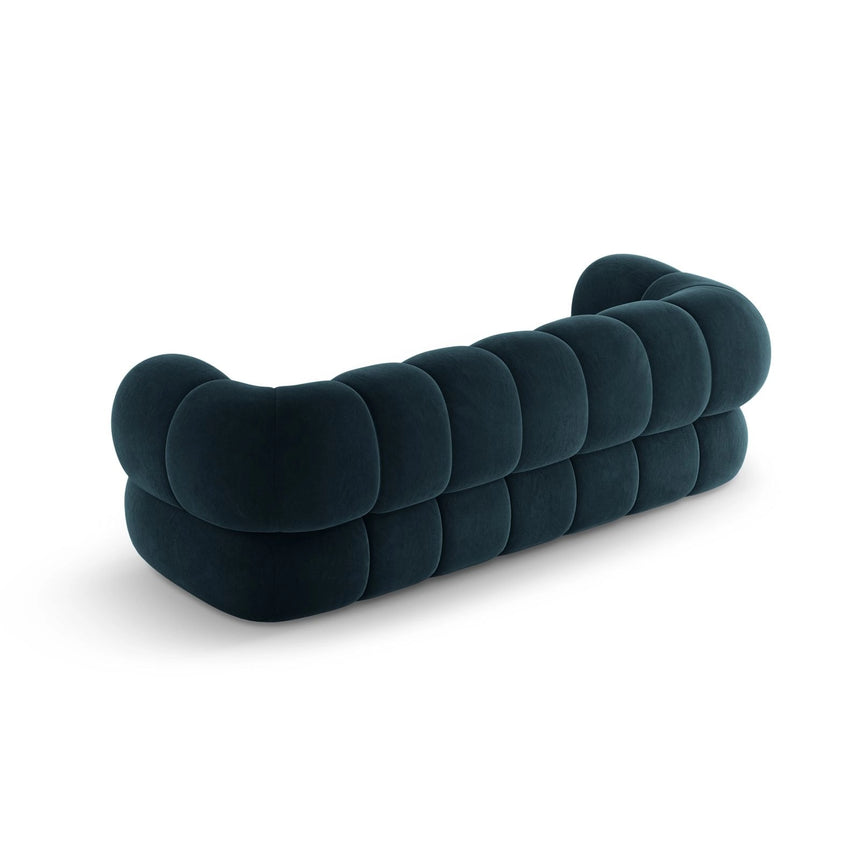 Koge 3-Sitzer Sofa aus Samt in Tiefes Petrol (Vogue 13), 210x95x70 cm von Cosmopolitan Design – Bild 5