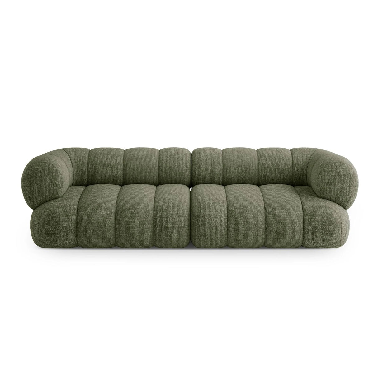 Koge 4-Sitzer Sofa aus Chenille in Grün (Eden 12 Olive), 240x95x70 cm von Cosmopolitan Design – Bild 1