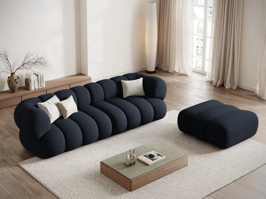 Koge 4-Sitzer Sofa aus Chenille in Hellgrau (Eden 18 Grey), 240x95x70 cm von Cosmopolitan Design – Bild 2