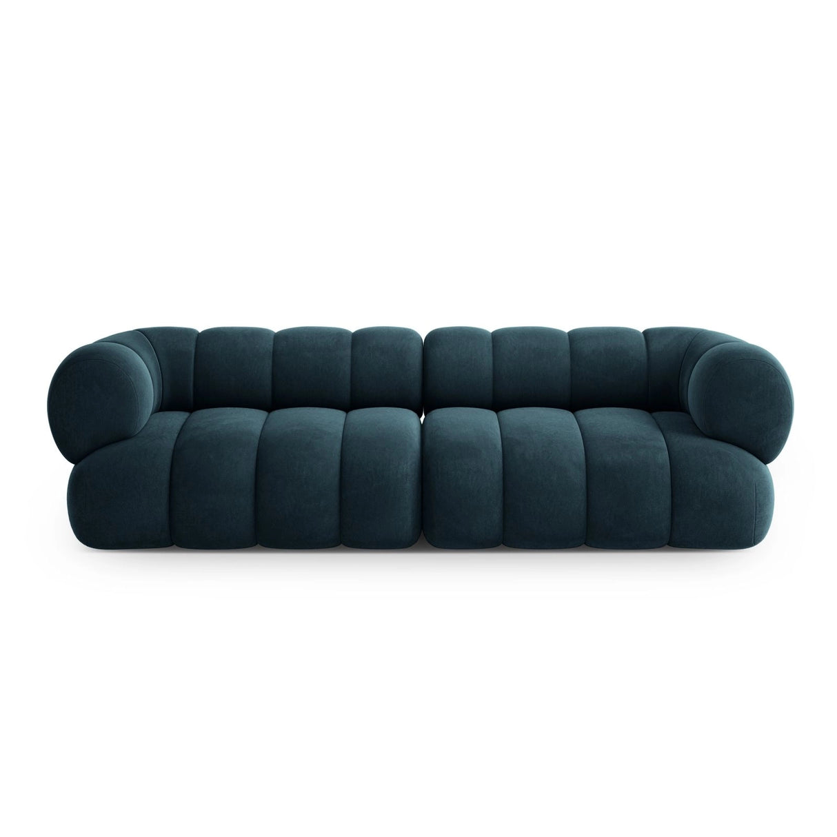 Koge 4-Sitzer Sofa aus Samt in Tiefes Petrol (Vogue 13), 240x95x70 cm von Cosmopolitan Design – Bild 1