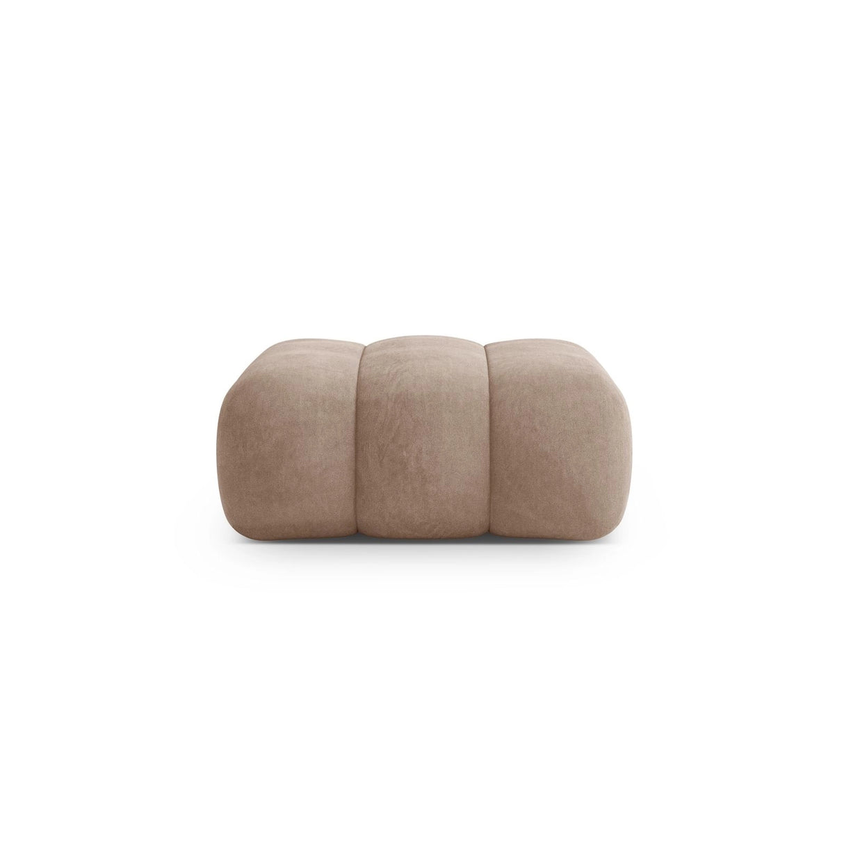 Koge Pouf aus Samt in Dunkelbeige (Vogue 3), 95x95x40 cm von Cosmopolitan Design – Bild 1