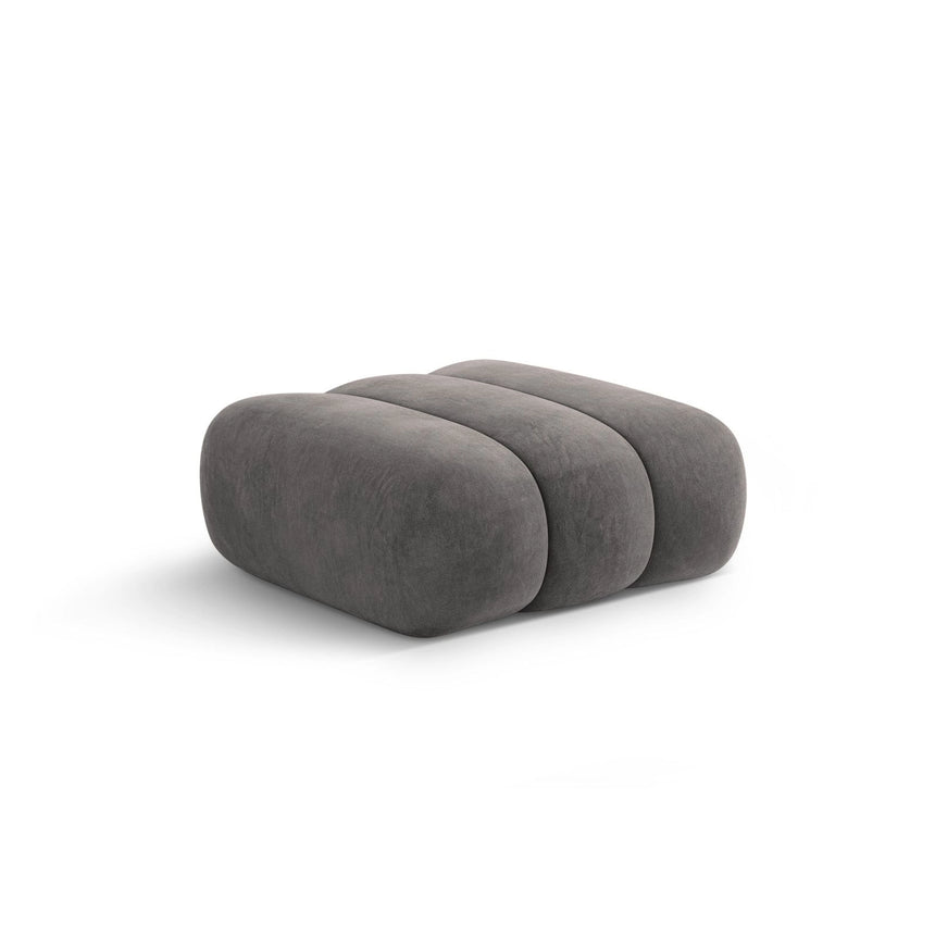 Koge Pouf aus Samt in Grau (Vogue 15), 95x95x40 cm von Cosmopolitan Design – Bild 4