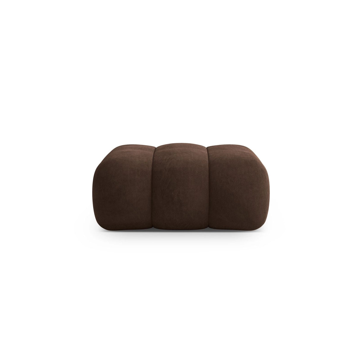 Koge Pouf aus Samt in Schokolade (Vogue 6), 95x95x40 cm von Cosmopolitan Design – Bild 1