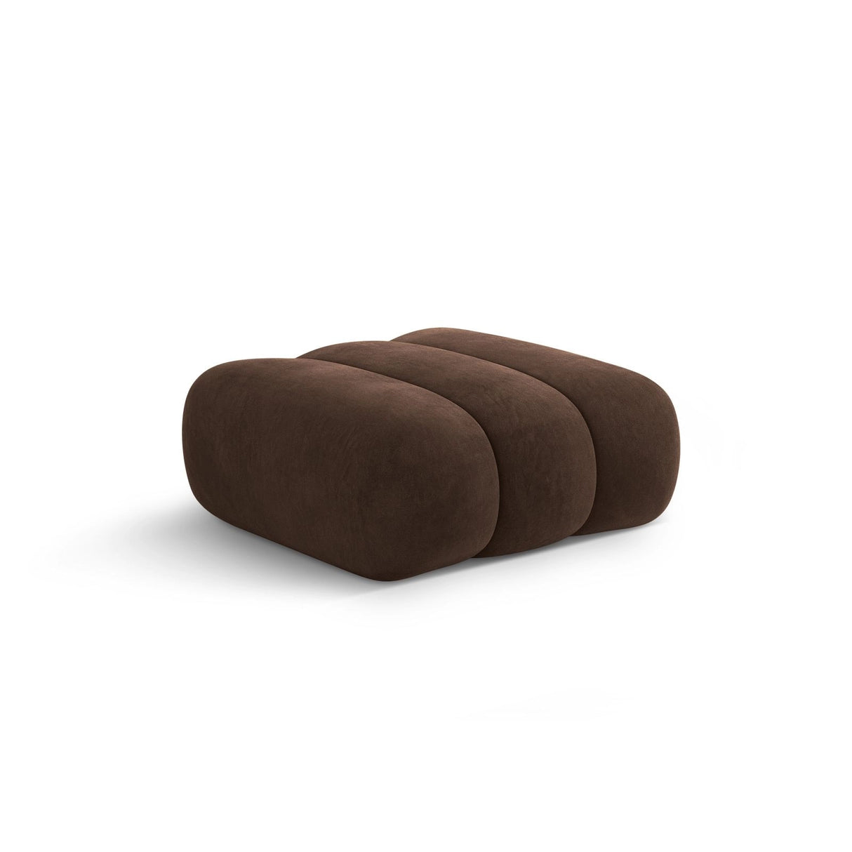 Koge Pouf aus Samt in Schokolade (Vogue 6), 95x95x40 cm von Cosmopolitan Design – Bild 4
