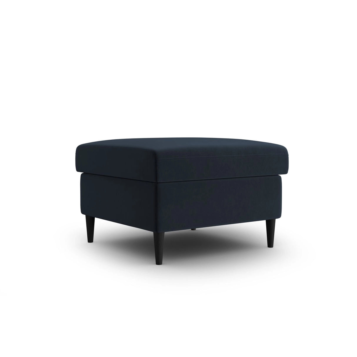 Kyoto Pouf aus Samt in Dunkelblau (Riviera 79), 70x70x45 cm von Cosmopolitan Design – Bild 3