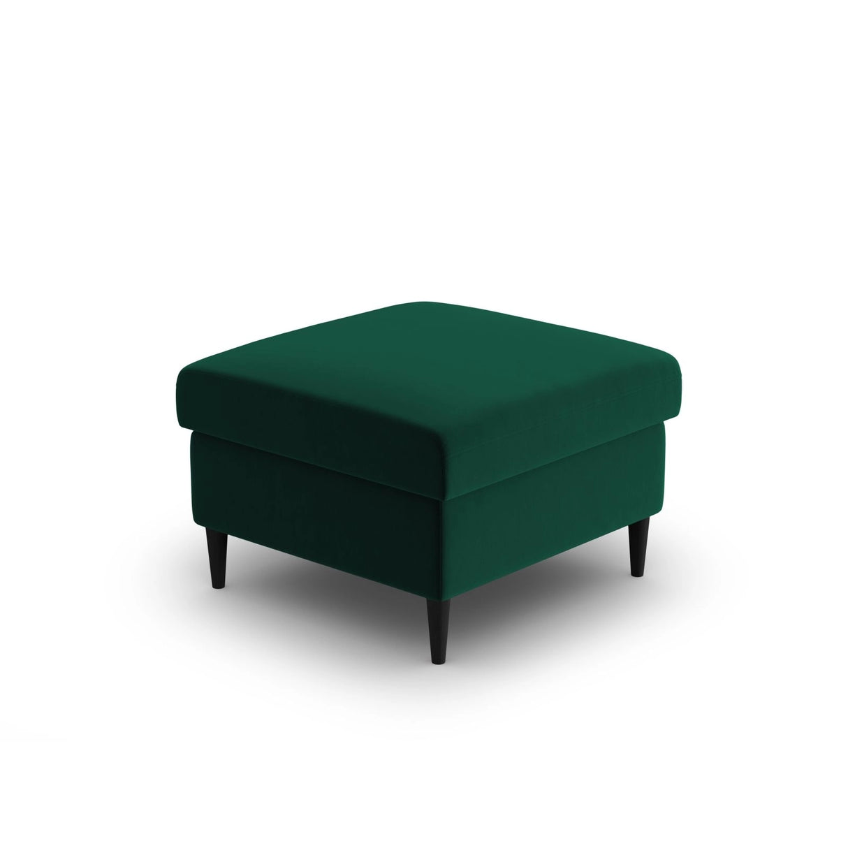 Kyoto Pouf aus Samt in Flaschengrün (Riviera 38), 70x70x45 cm von Cosmopolitan Design – Bild 4