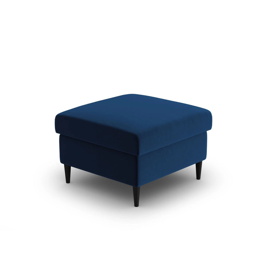 Kyoto Pouf aus Samt in Königsblau (Riviera 81), 70x70x45 cm von Cosmopolitan Design – Bild 4