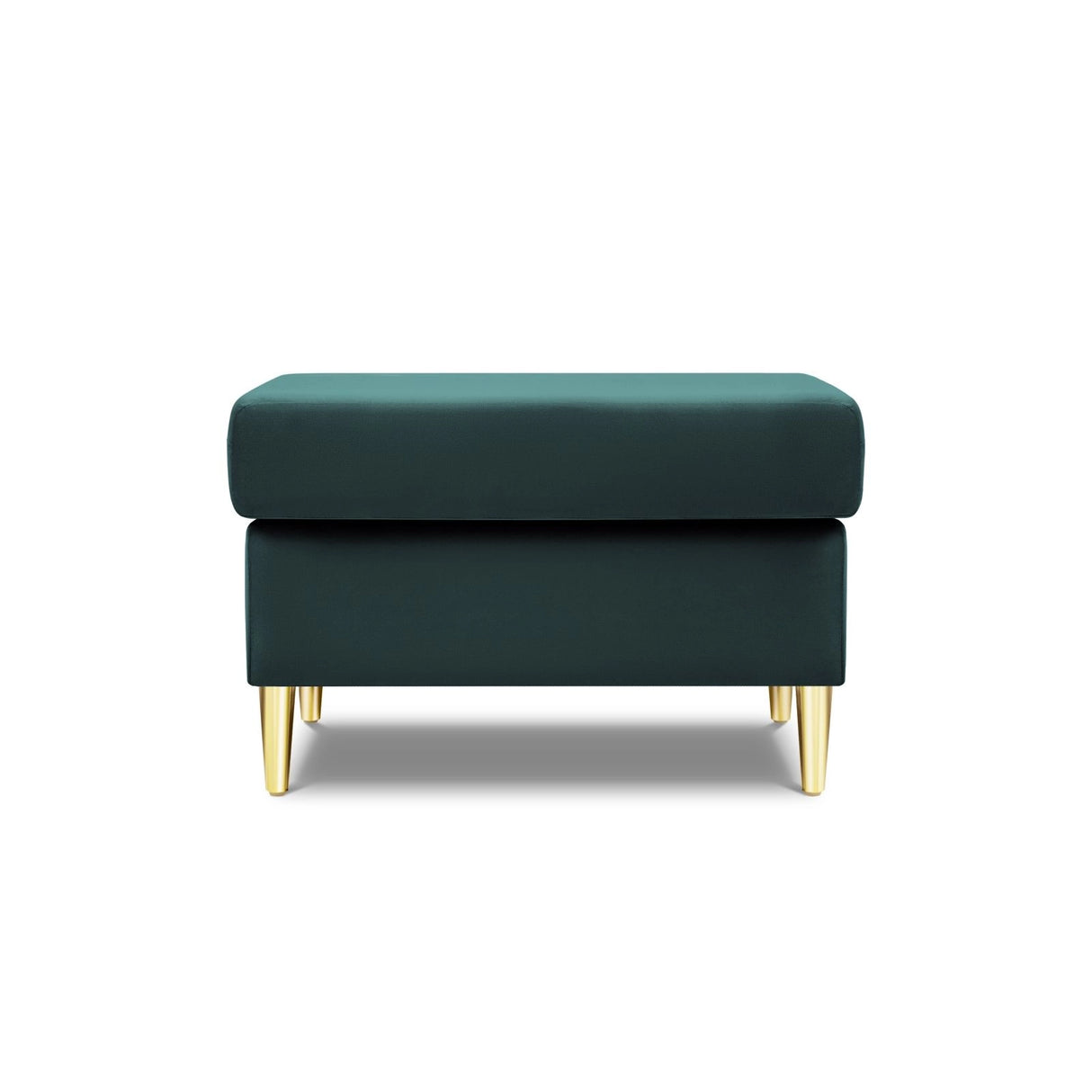 Kyoto Pouf aus Samt in Petrol (Riviera 87), 70x70x45 cm von Cosmopolitan Design – Bild 3