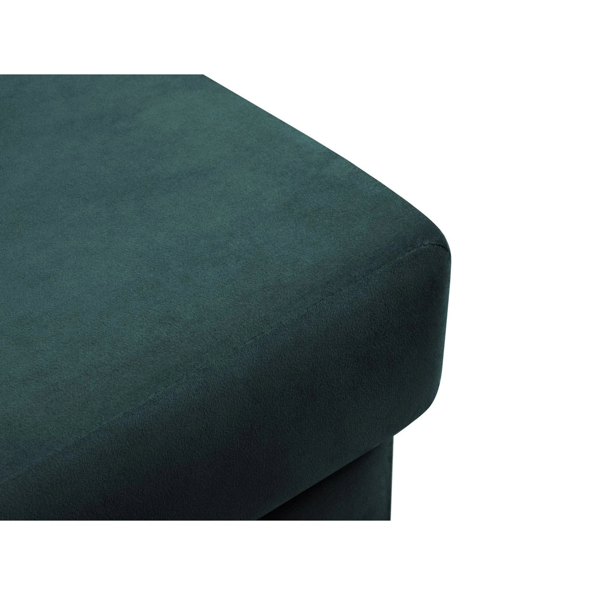 Kyoto Pouf aus Samt in Petrol (Riviera 87), 70x70x45 cm von Cosmopolitan Design – Bild 5