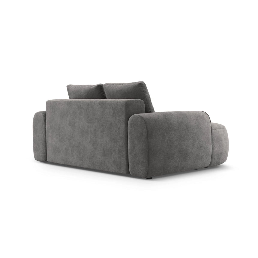 Linz 2-Sitzer Sofa aus Samt in Grau (Vogue 15), 175x100 cm von Cosmopolitan Design – Bild 5