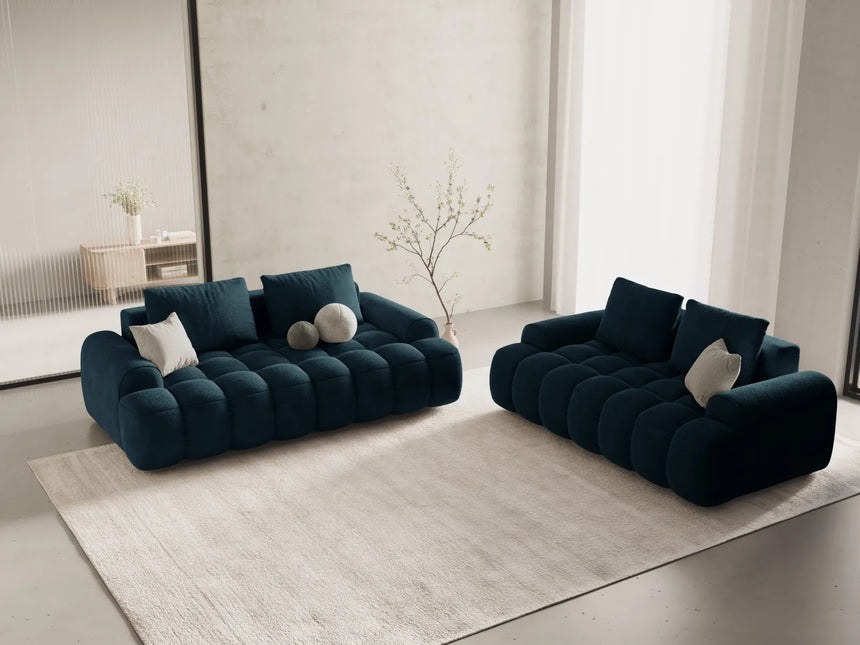 Linz 2-Sitzer Sofa aus Samt in Tiefes Petrol (Vogue 13), 175x100 cm von Cosmopolitan Design – Bild 2