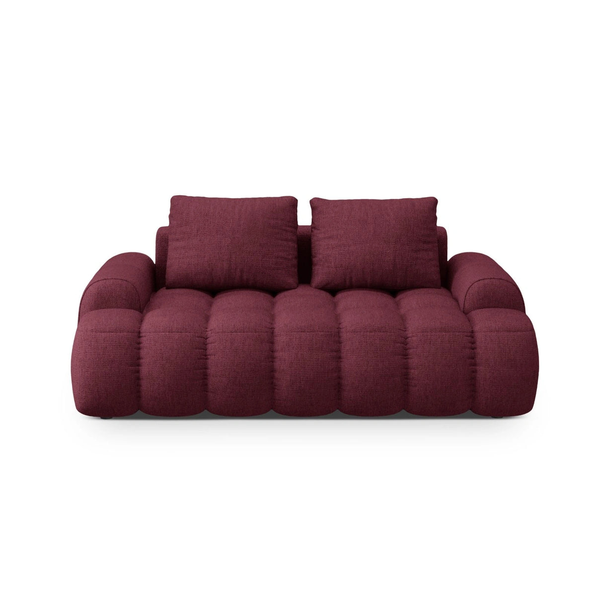 Linz 2-Sitzer Sofa aus Strukturierter Stoff in Burgund (Sorella 59), 175x100 cm von Cosmopolitan Design – Bild 1