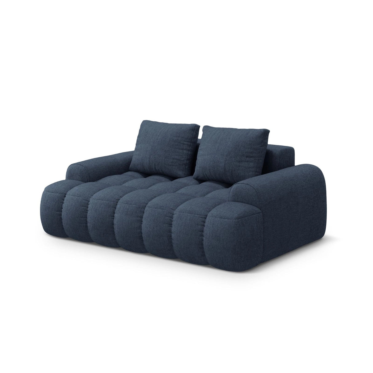 Linz 2-Sitzer Sofa aus Strukturierter Stoff in Dunkelblau (Sorella 77), 175x100 cm von Cosmopolitan Design – Bild 4