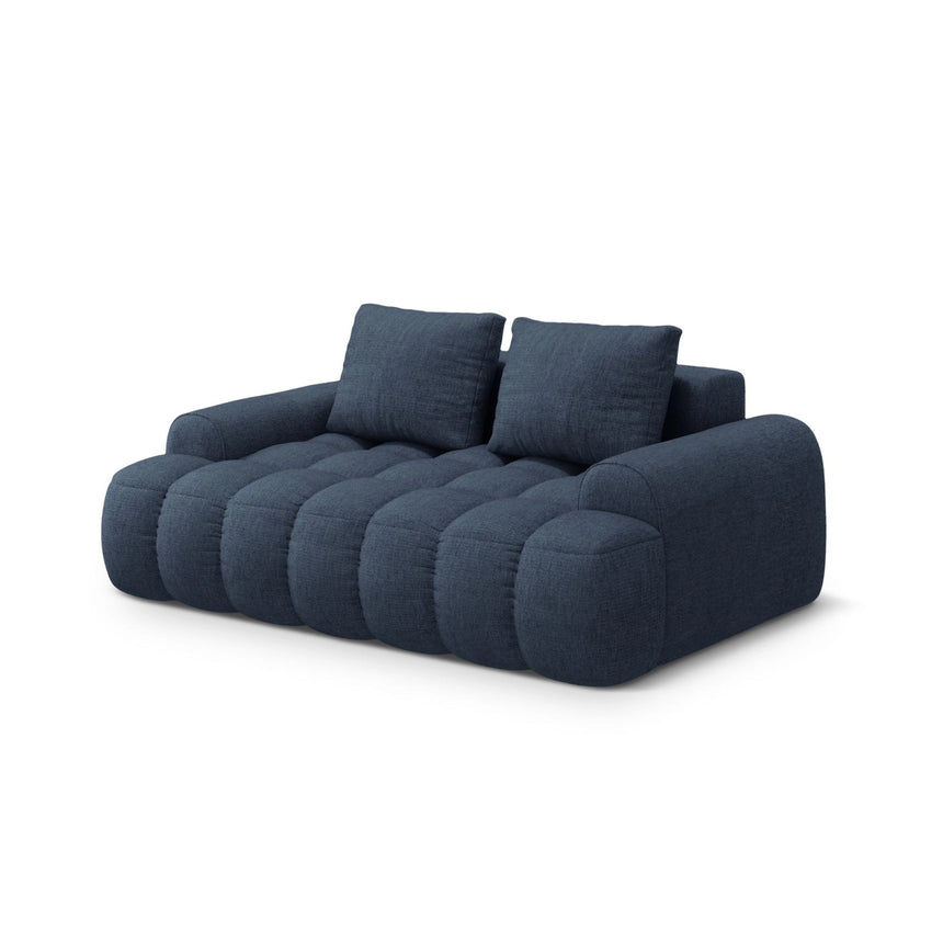 Linz 2-Sitzer Sofa aus Strukturierter Stoff in Dunkelblau (Sorella 77), 175x100 cm von Cosmopolitan Design – Bild 4