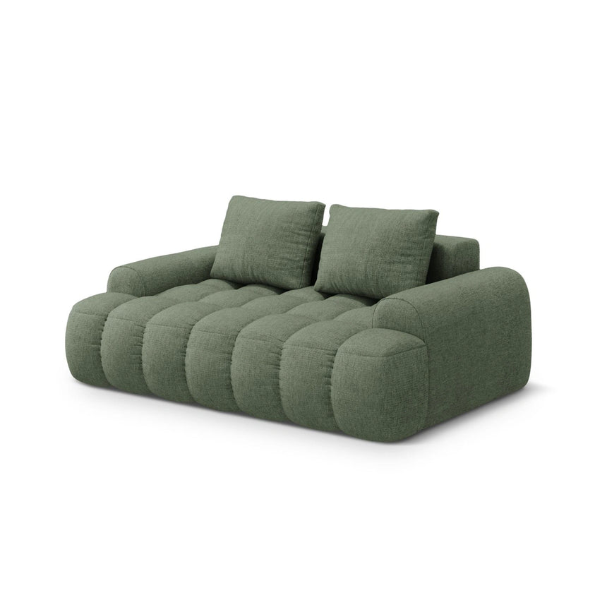 Linz 2-Sitzer Sofa aus Strukturierter Stoff in Dunkles olivgrün (Sorella 34), 175x100 cm von Cosmopolitan Design – Bild 4