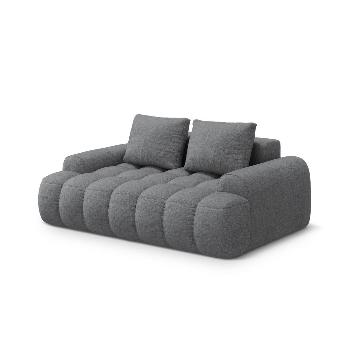 Linz 2-Sitzer Sofa aus Strukturierter Stoff in Grau (Sorella 89), 175x100 cm von Cosmopolitan Design – Bild 4