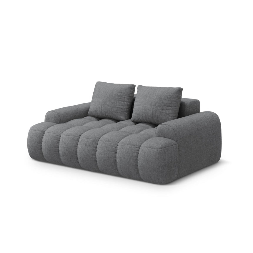 Linz 2-Sitzer Sofa aus Strukturierter Stoff in Grau (Sorella 89), 175x100 cm von Cosmopolitan Design – Bild 4