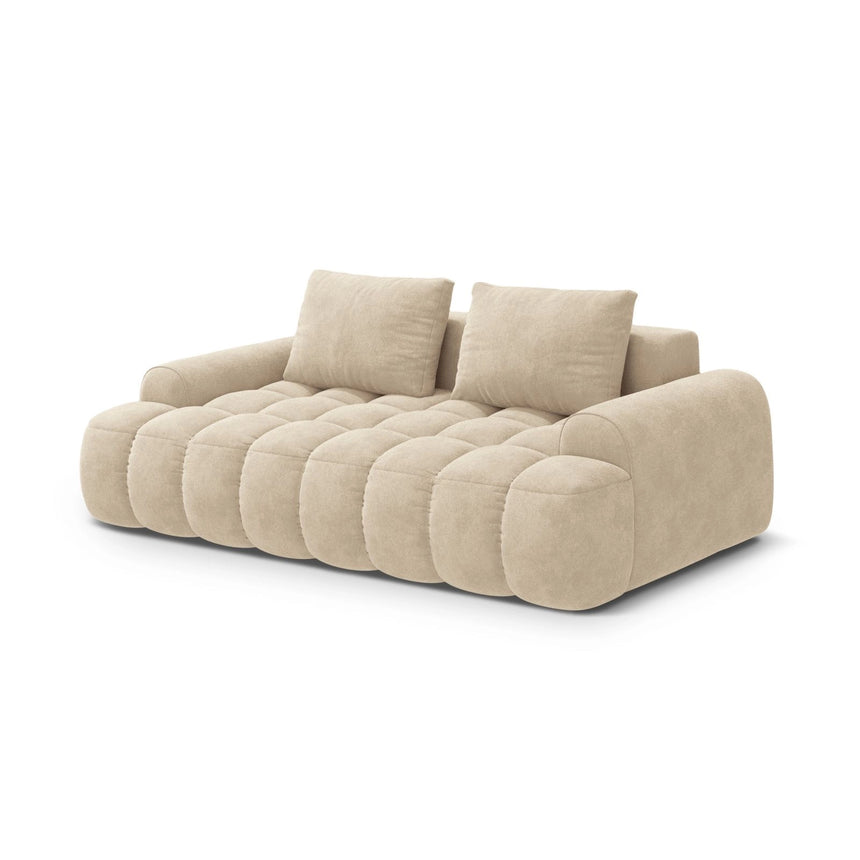 Linz 3-Sitzer Sofa aus Samt oder Strukturstoff, 200x100x84 cm von Cosmopolitan Design – Bild 4