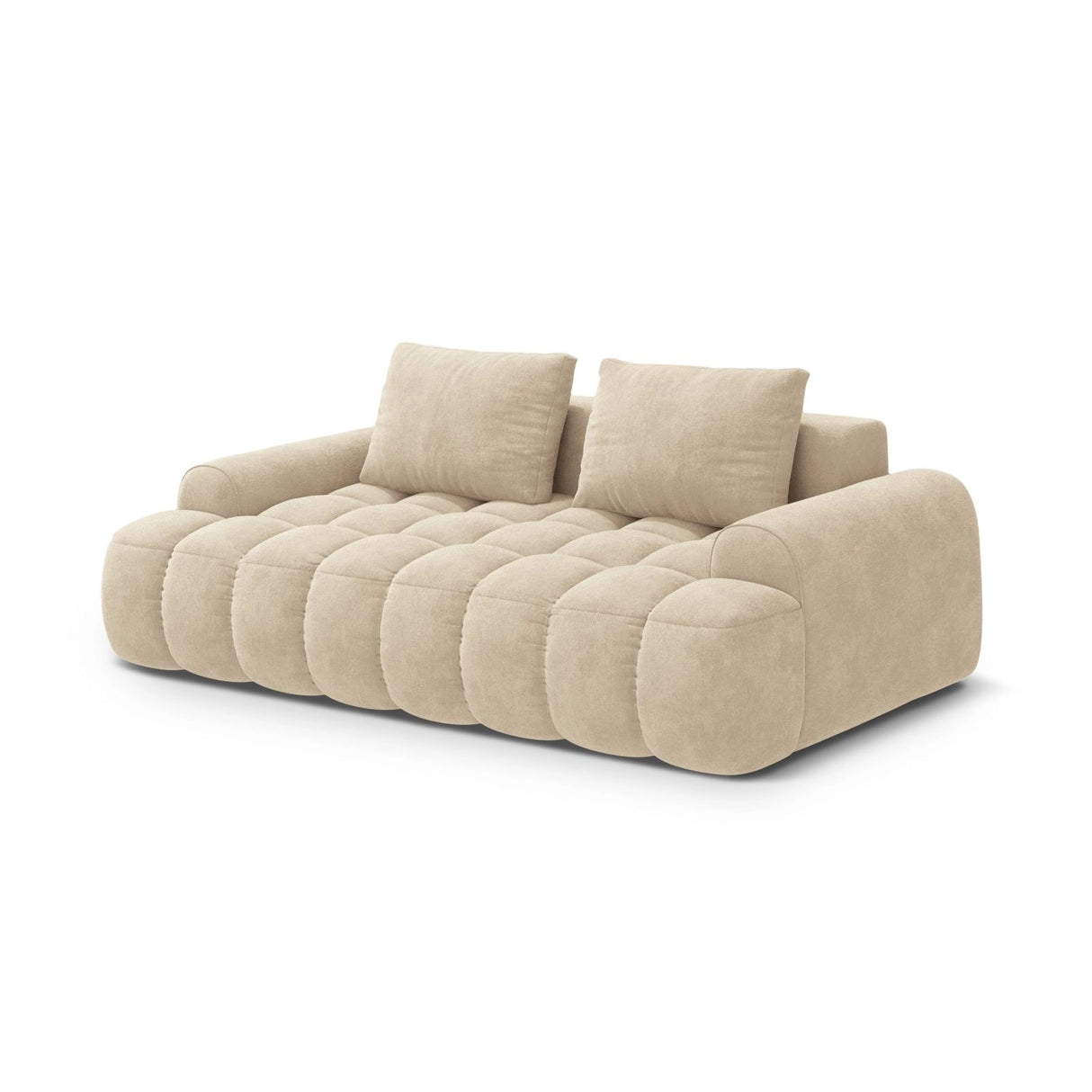 Linz 3-Sitzer Sofa aus Samt oder Strukturstoff, 200x100x84 cm von Cosmopolitan Design – Bild 4