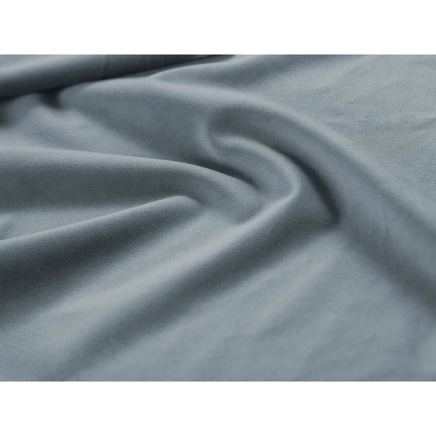 Livigno Bett mit Kopfteil und Stauraum aus Samt in Hellblau (Bluvel 06), 180x200 cm von Cosmopolitan Design – Bild 5