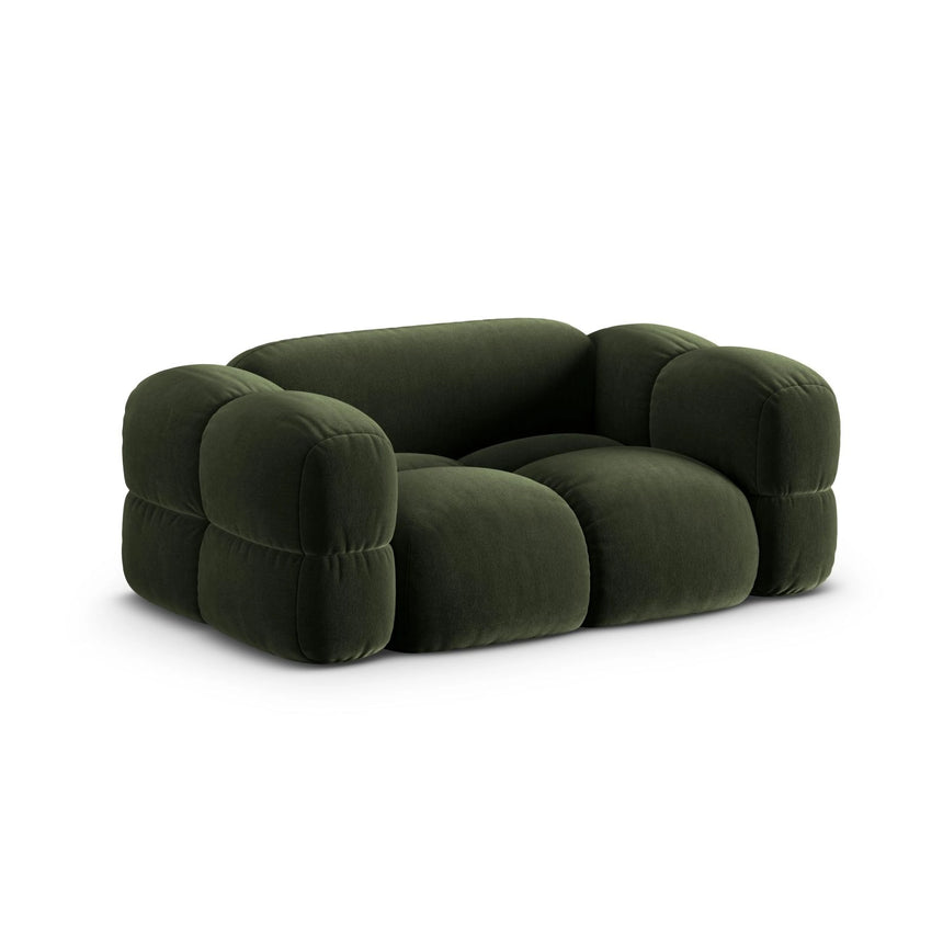 Loretto 2-Sitzer Sofa aus Samt in Grün (Vogue 11), 180x100 cm von Cosmopolitan Design – Bild 4