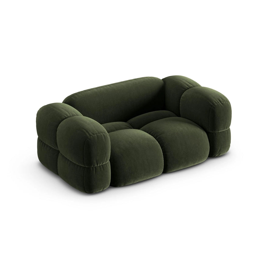 Loretto 2-Sitzer Sofa aus Samt in Grün (Vogue 11), 180x100 cm von Cosmopolitan Design – Bild 5