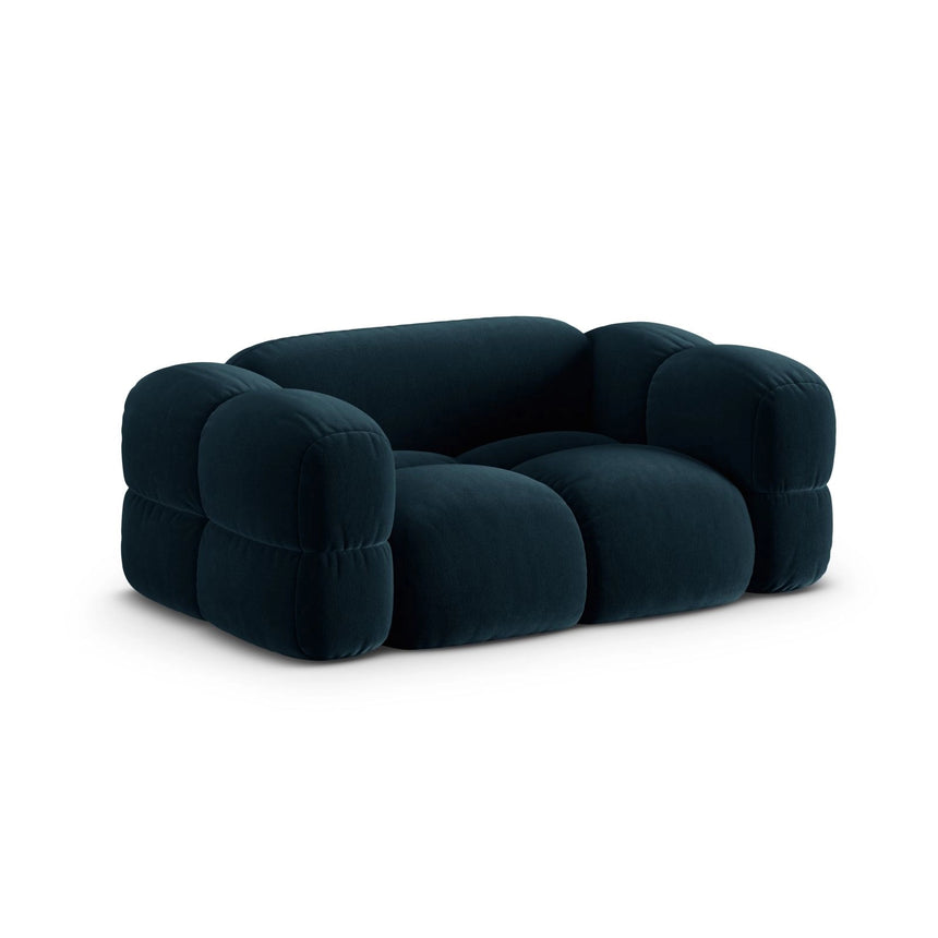 Loretto 2-Sitzer Sofa aus Samt in Tiefes Petrol (Vogue 13), 180x100 cm von Cosmopolitan Design – Bild 4