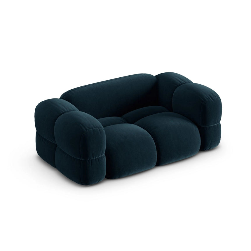 Loretto 2-Sitzer Sofa aus Samt in Tiefes Petrol (Vogue 13), 180x100 cm von Cosmopolitan Design – Bild 5