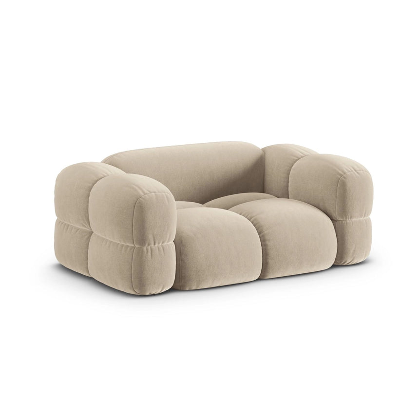 Loretto 2-Sitzer Sofa aus Samt oder Strukturstoff, 180x100 cm von Cosmopolitan Design – Bild 4