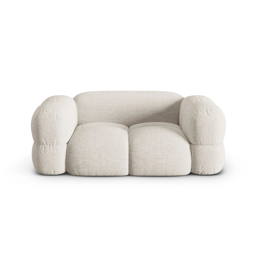 Loretto 2-Sitzer Sofa aus Strukturierter Stoff in Beige (Sorella 03), 180x100 cm von Cosmopolitan Design – Bild 1