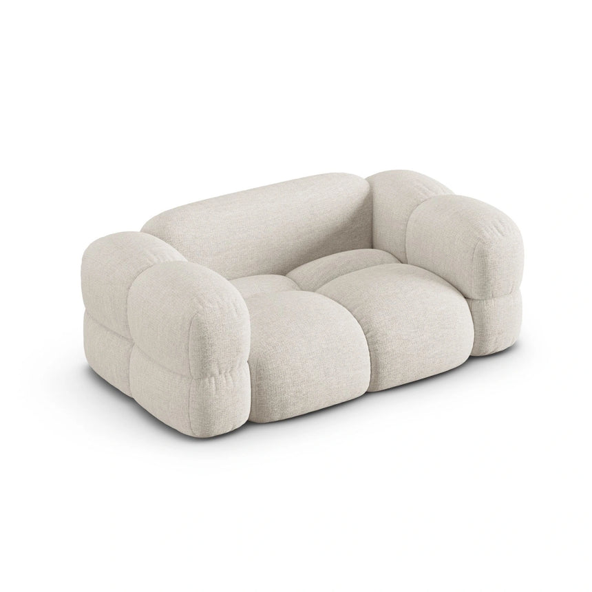 Loretto 2-Sitzer Sofa aus Strukturierter Stoff in Beige (Sorella 03), 180x100 cm von Cosmopolitan Design – Bild 5
