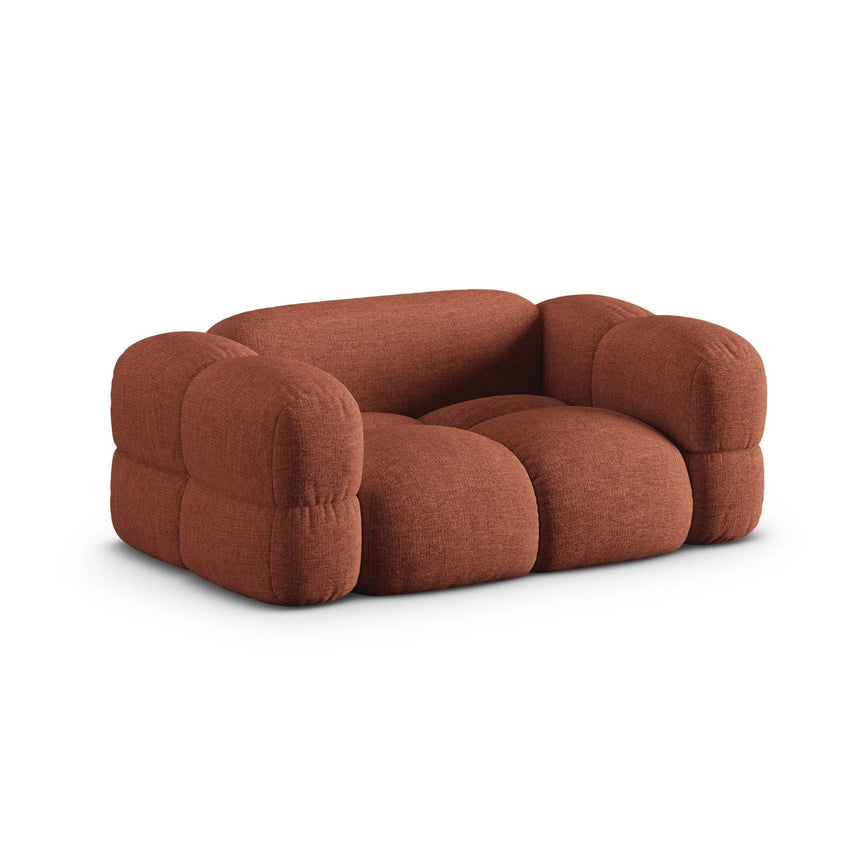 Loretto 2-Sitzer Sofa aus Strukturierter Stoff in Koralle (Sorella 58), 180x100 cm von Cosmopolitan Design – Bild 4