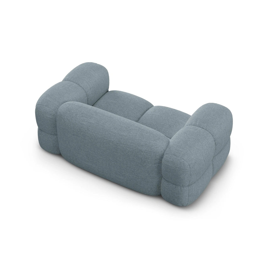 Loretto 2-Sitzer Sofa aus Strukturierter Stoff in Pastellblau (Sorella 70), 180x100 cm von Cosmopolitan Design – Bild 6