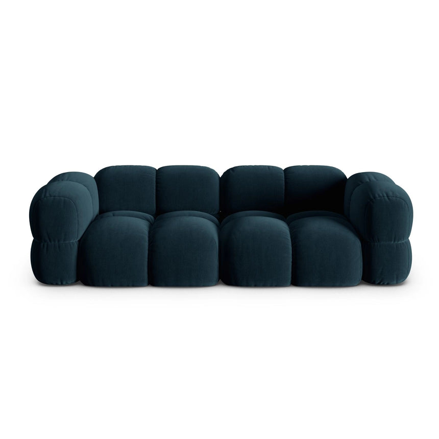 Loretto 4-Sitzer Sofa aus Samt in Tiefes Petrol (Vogue 13), 250x100x68 cm von Cosmopolitan Design – Bild 1