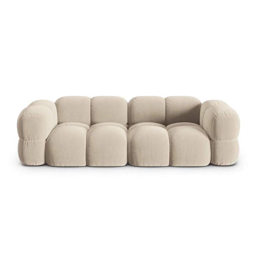 Loretto 4-Sitzer Sofa aus Samt oder Strukturstoff, 250x100x68 cm von Cosmopolitan Design – Bild 1