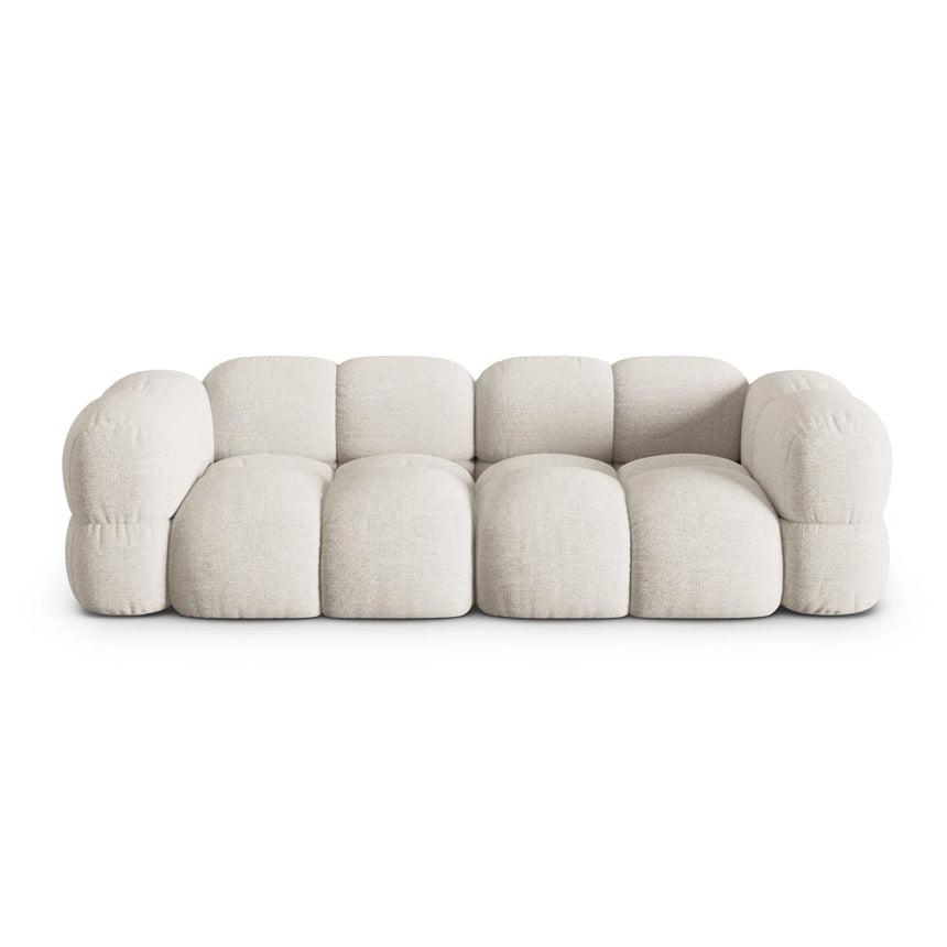 Loretto 4-Sitzer Sofa aus Strukturierter Stoff in Beige (Sorella 03), 250x100x68 cm von Cosmopolitan Design – Bild 1