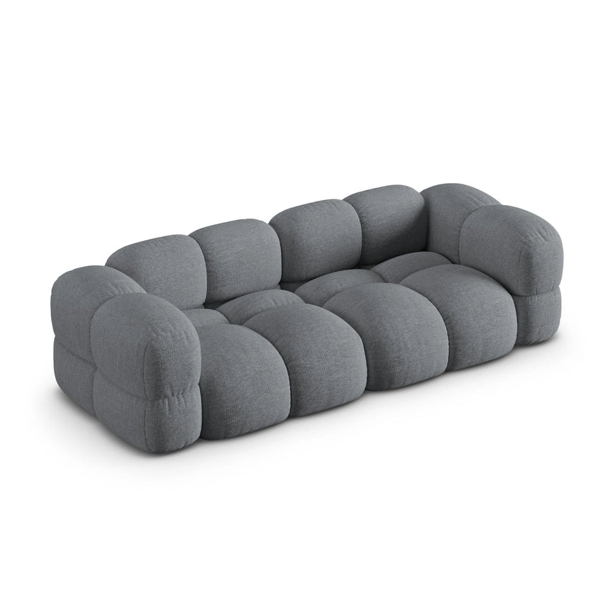 Loretto 4-Sitzer Sofa aus Strukturierter Stoff in Grau (Sorella 89), 250x100x68 cm von Cosmopolitan Design – Bild 5