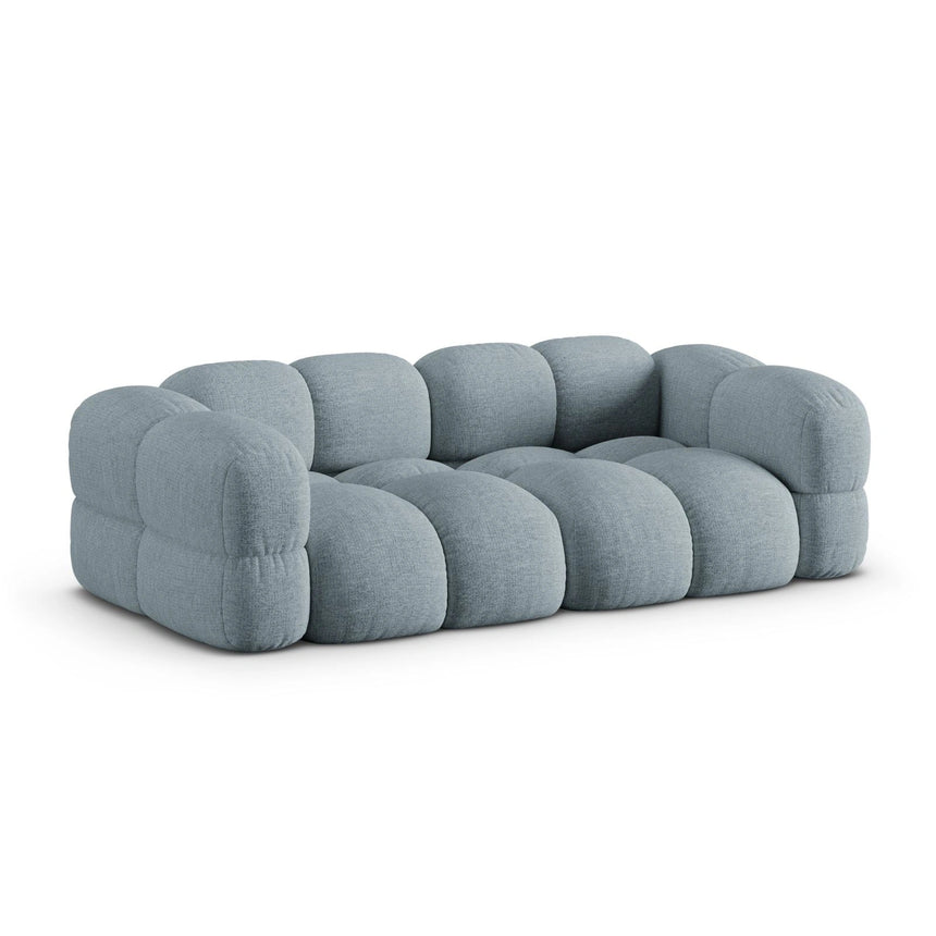 Loretto 4-Sitzer Sofa aus Strukturierter Stoff in Pastellblau (Sorella 70), 250x100x68 cm von Cosmopolitan Design – Bild 4