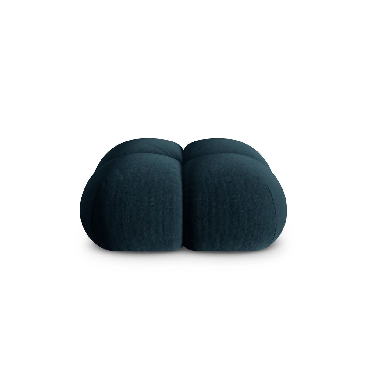 Loretto Pouf aus Samt in Tiefes Petrol (Vogue 13), 90x90x40 cm von Cosmopolitan Design – Bild 1