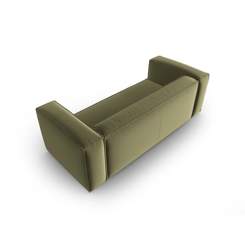Mackay 3-Sitzer Sofa aus Samt in Hellgrün (Casino Forest), 200x94x73 cm von Cosmopolitan Design – Bild 4