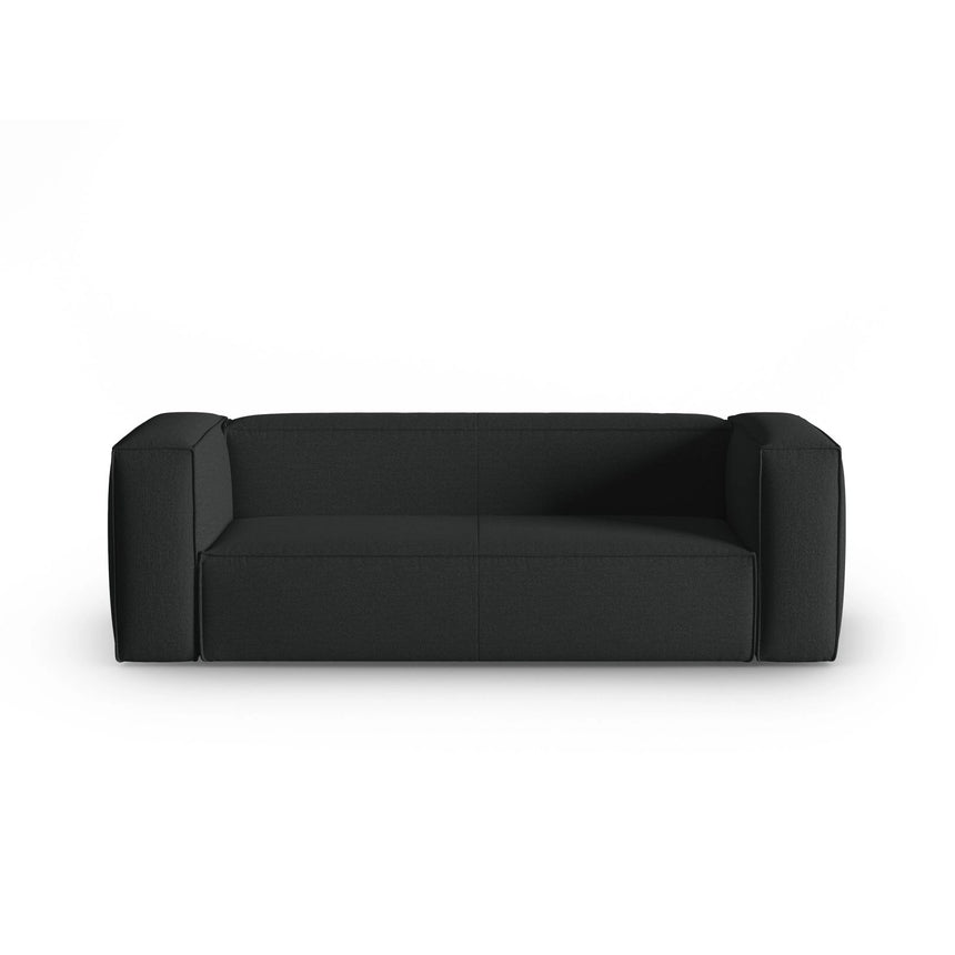 Mackay 3-Sitzer Sofa aus Strukturierter Stoff in Anthrazit (Bubble 17), 200x94x73 cm von Cosmopolitan Design – Bild 1