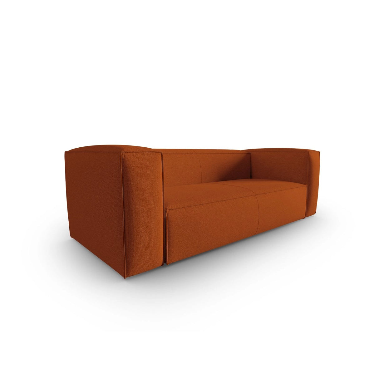 Mackay 3-Sitzer Sofa aus Strukturierter Stoff in Terrakotta (Bubble 10), 200x94x73 cm von Cosmopolitan Design – Bild 3