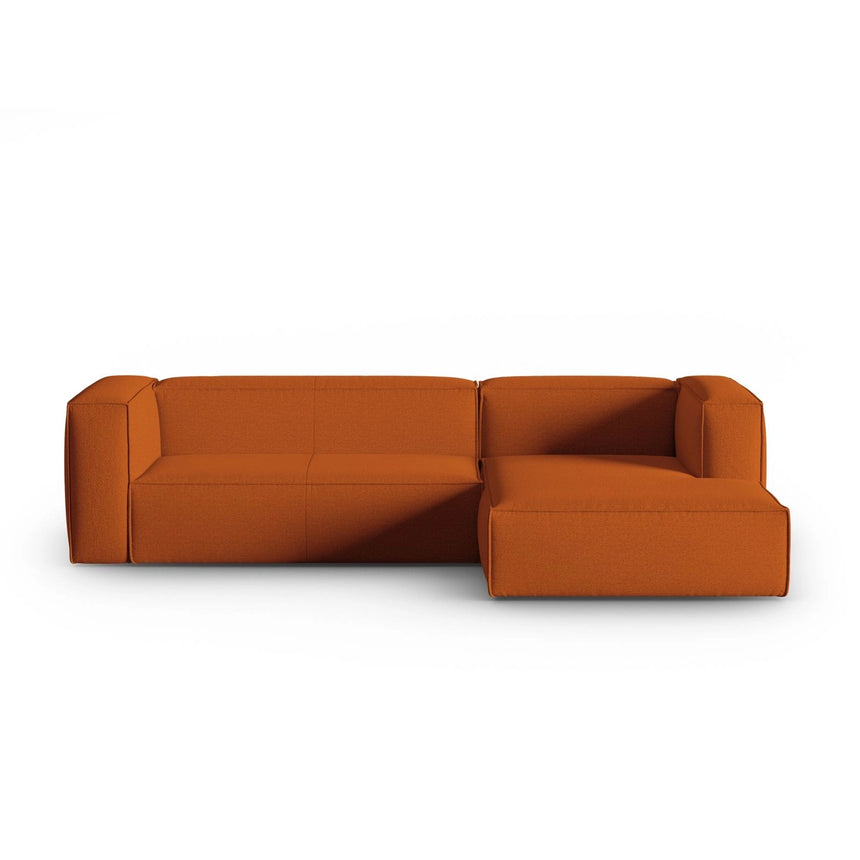 Mackay 4-Sitzer Ecksofa, Rechte Seite, aus Strukturierter Stoff in Terrakotta (Bubble 10), 282x166x73 cm von Cosmopolitan Design – Bild 1